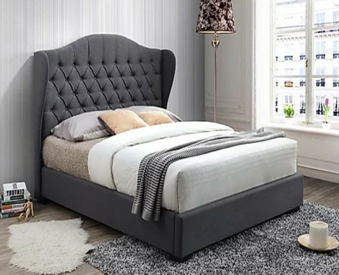 IF 5730 Grey Fabric Bed [NEW]