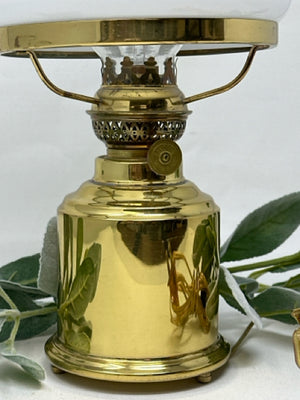 Gaudard Made in France Brass Hurricane Lamp