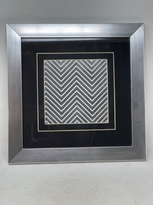 Square Silver Framed Wall Tile