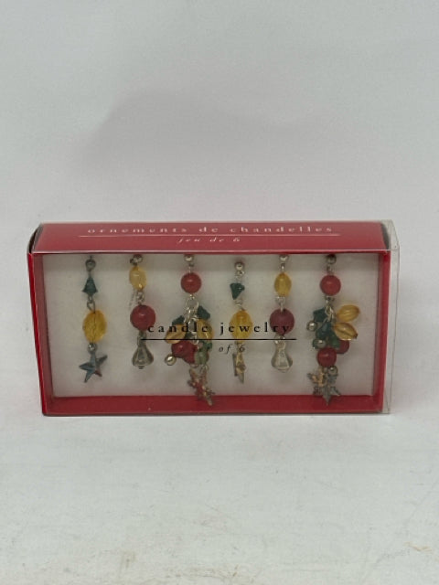 Pier 1 Set of 6 Candle Jewellery
