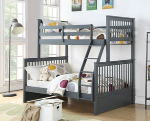 IF 122-G Single/Double Bunk Bed Grey [NEW]