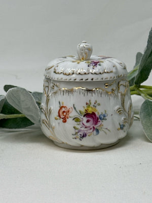Vintage Floral Sugar Bowl