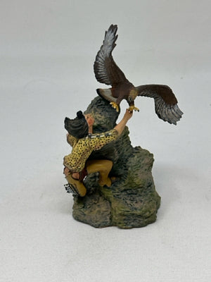 Franklin Mint Blackfoot/Eagle Figurine