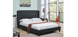 IF 5800 Charcoal Platform Bed [NEW]