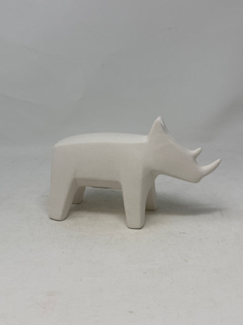 Bouclair Ceramic Rhino Statue [MHF]