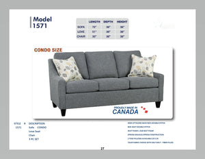 SC-1571 Condo Sofa [NEW]
