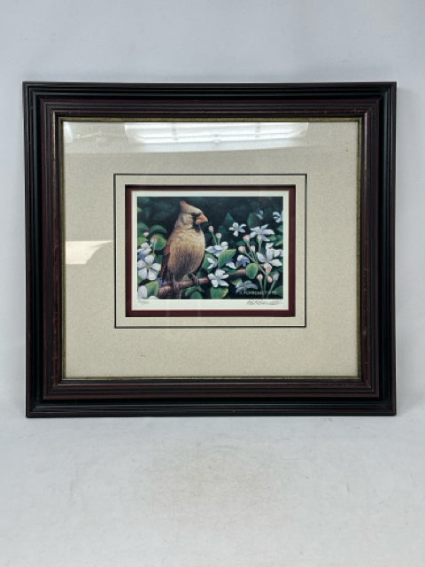Cherry Framed Limited Edition Print "Blossom Time" by Paul Perreault