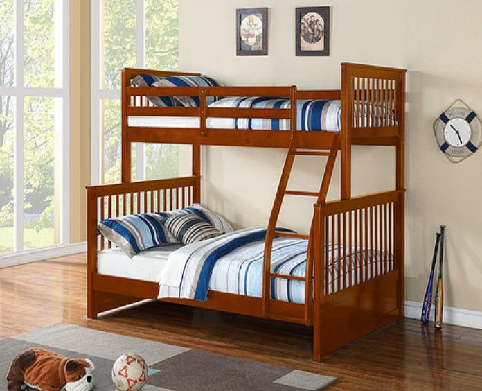 IF 122-H Single/Double Bunk Bed Honey [NEW]