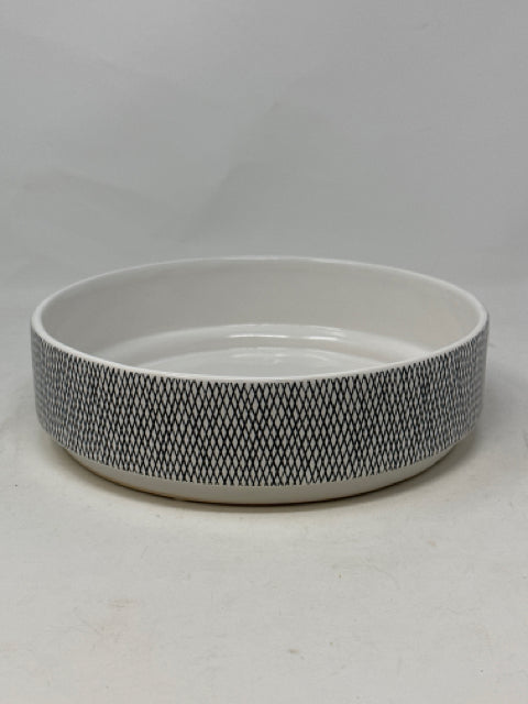 Torre & Tagus Bergen Weave White Ceramic Bowl [MHF]