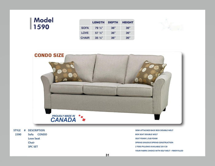 SC-1590 Sofa [NEW]