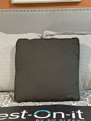 Decorative Dark Grey Pillow