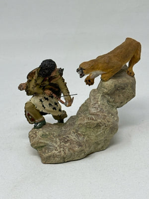 Franklin Mint Cheyenne/Cougar Figurine